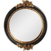 Clayre & Eef Spiegel 17x2x20 cm Zwart Kunststof