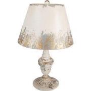 Clayre & Eef Tafellamp Ø 36x55 cm Beige Metaal