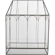 Clayre & Eef Decoratie Kweekkastje 35x15x46 cm Transparant Metaal