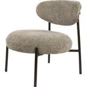 Fauteuil Zand Stof - Zithoogte 41cm - Round