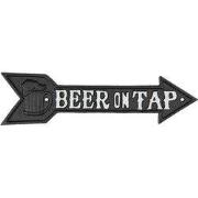 Clayre & Eef Tekstbord 32x8 cm Bruin IJzer