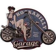 Clayre & Eef Wanddecoratie Motor 60x46 cm Blauw IJzer