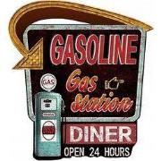 Clayre & Eef Tekstbord 59x65 cm Zwart Rood IJzer