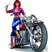 Clayre & Eef Tekstbord 60x50 cm Blauw IJzer Motor