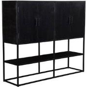 Livingfurn - Dressoir Kala 4 deurs - 160cm - Mangohout
