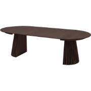 Alko uitschuifbare houten eettafel walnoot - Ø 120 tot 240 cm