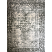 Istanbul Vintage - Laagpolig Vloerkleed - Retro Tapijt - Creme Groen- ...