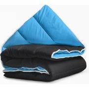 Dekbed zonder Overtrek - All Year - Zwart/Blauw (Warmteklasse 2)-Lits-...
