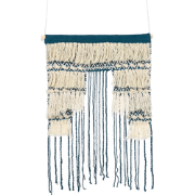 NADRA - Wanddecoratie - Donkerblauw - Katoen