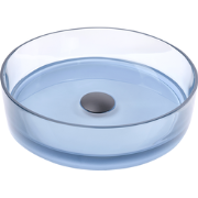 TOLOSA - Wastafel - Lichtblauw - Solide ondergrond