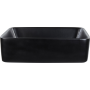 TRAVESIA - Wastafel - Zwart - 49 x 38 cm - Keramiek