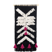 PAKPATTAN  - Wanddecoratie - Zwart  - Katoen