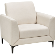 FENES - Fauteuil - Beige - Stof
