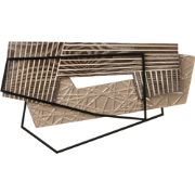 ENNIS - Wanddecoratie - Bruin - IJzer