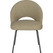 Eetkamerstoel Groen Stof - Zithoogte 45cm - Mick