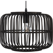 MACHEKE - Hanglamp - Zwart - Bamboehout