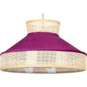 BATALI - Hanglamp - Fuchsiapaars - Rotan