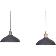 CHEYYAR - Hanglamp - Zwart - Mangohout