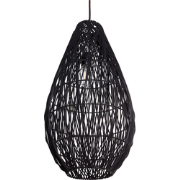 ANNOTTO - Hanglamp - Zwart - Katoen