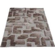 Vloerkleed Liana Bruin 240 x 340 cm