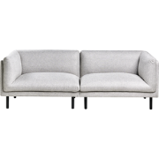 VORGOD - Driezitsbank - Lichtgrijs - Polyester