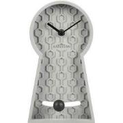 Tafelklok Honeycomb Pendulum - Beton - Grijs