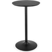 Ronde hoge tafel TAMAGO zwart