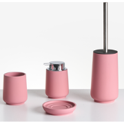 SUCHES - Badkameraccessoireset - Roze - Polyresin