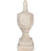 Clayre & Eef Decoratie Ornament 25x25x75 cm Beige Keramisch materiaal