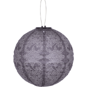 LUMIZ Solar Lampion Marrakesh Rond - 30 cm - Paars