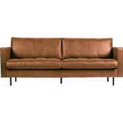 WOOOD Rodeo Bank 2-Zits - Recycle Leer - Cognac - 83x230x88