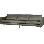 WOOOD Rodeo Bank 3-Zits - Eco-leder - Army - 85x277x86