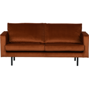 WOOOD Rodeo 2,5-Zitsbank - Velvet - Roest - 85x190x86