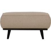 WOOOD Statement Hocker - Boucle - Beige - 40x80x55