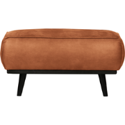WOOOD Statement Hocker - Ecoleer - Cognac - 40x80x55