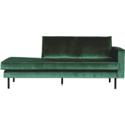 WOOOD Rodeo Daybed Rechts - Velvet - Green Forest - 85x203x86