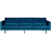 WOOOD Rodeo 3-Zitsbank - Velvet - Blauw - 85x277x86