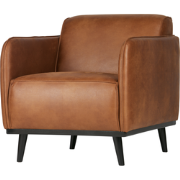 WOOOD Statement Fauteuil - Polyester - Cognac - 77x72x93