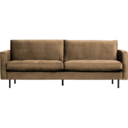 WOOOD Rodeo Classic 2,5-Zitsbank - Velvet - Taupe - 83x230x88