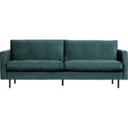 WOOOD Rodeo Classic 2,5-Zitsbank - Velvet - Teal - 83x230x88