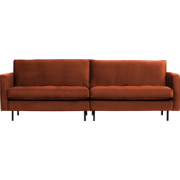 WOOOD Rodeo Classic 3-Zitsbank - Velvet - Roest - 83x275x88