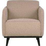 WOOOD Statement Fauteuil - Polyester - Beige - 77x72x93