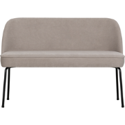 WOOOD Vogue Eetbank - Geweven Stof - Zand - 83x120x59