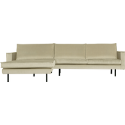 WOOOD Rodeo Chaise Longue Links - Velvet - Pistache - 85x300x86