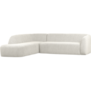 WOOOD Sloping Hoekbank Links - Polyester - Pearl Melange