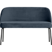 WOOOD Vogue Eetbank - Velvet - Teal - 83x120x59