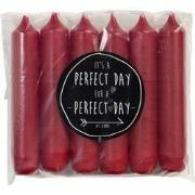 Rustik Lys - Cadeau dinerkaars Antiek rood