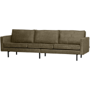 WOOOD Bank 3-Zits Rodeo - Structure Velvet - Bonsai - 85x277x86