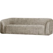 WOOOD Sloping 3-Zits Bank - Velvet - Wheatfield - 77x240x87