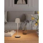 Leonardo tafellamp Bari | Zand | Oplaadbaar